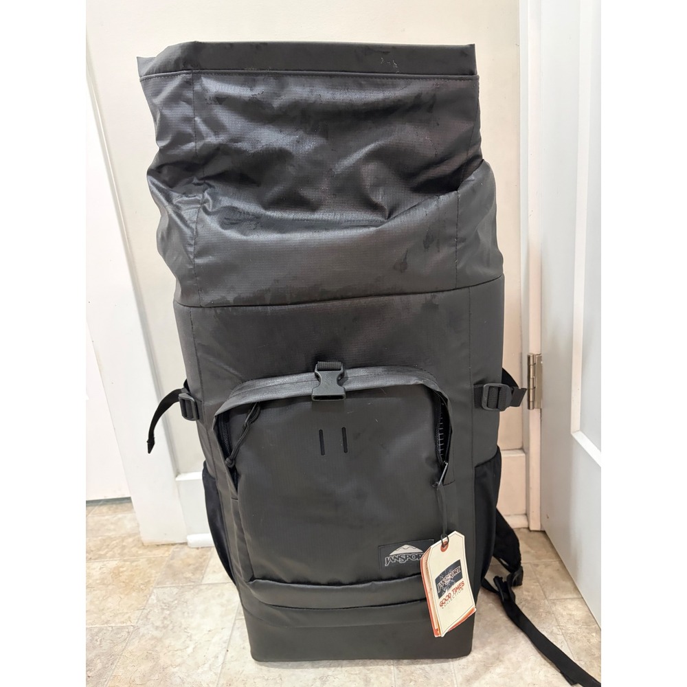 JanSport Chill Pack Backpack Cooler Good Times Collection Black Ripstop 35L NEW